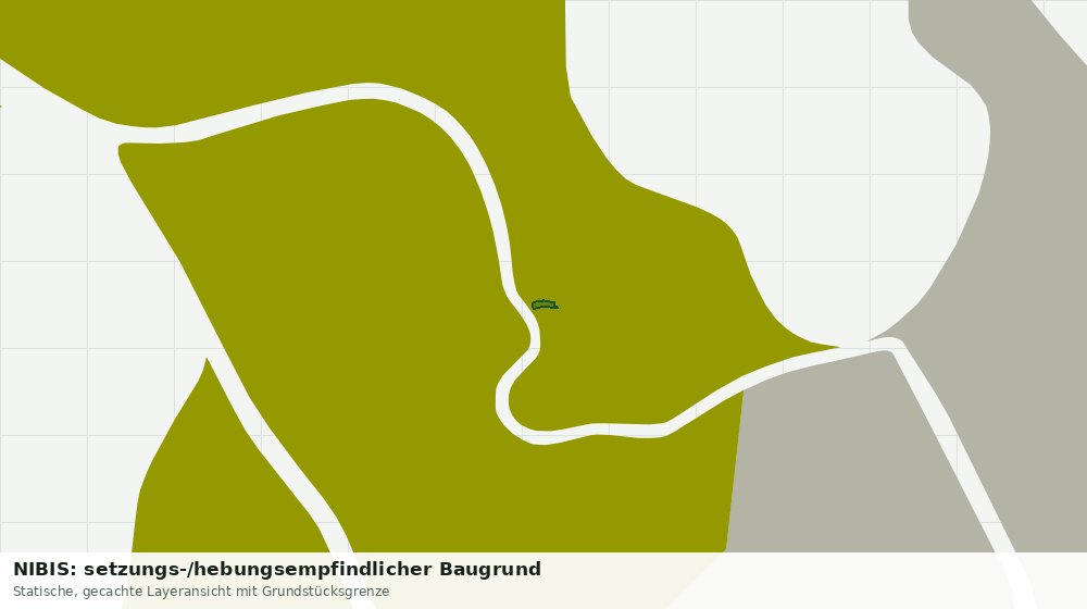 Statische Kartenansicht: NIBIS: setzungs-/hebungsempfindlicher Baugrund