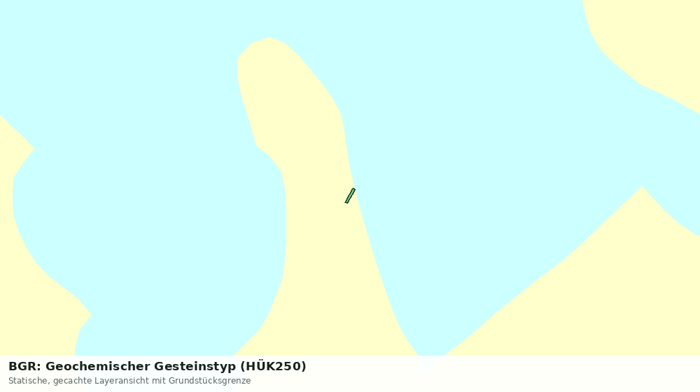 Statische Kartenansicht: BGR: Geochemischer Gesteinstyp (HÜK250)