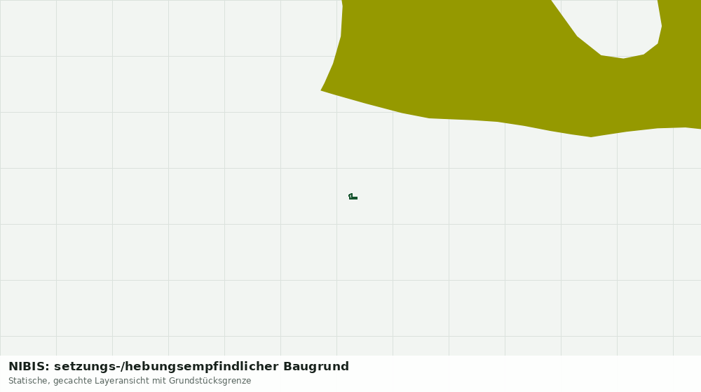 Statische Kartenansicht: NIBIS: setzungs-/hebungsempfindlicher Baugrund