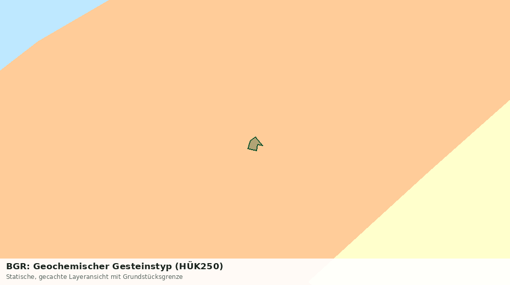 Statische Kartenansicht: BGR: Geochemischer Gesteinstyp (HÜK250)