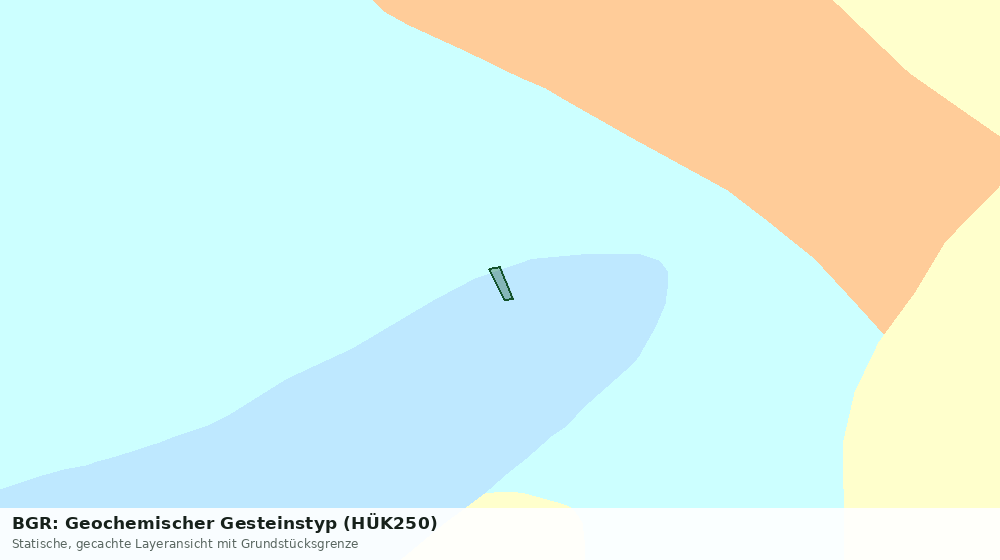 Statische Kartenansicht: BGR: Geochemischer Gesteinstyp (HÜK250)