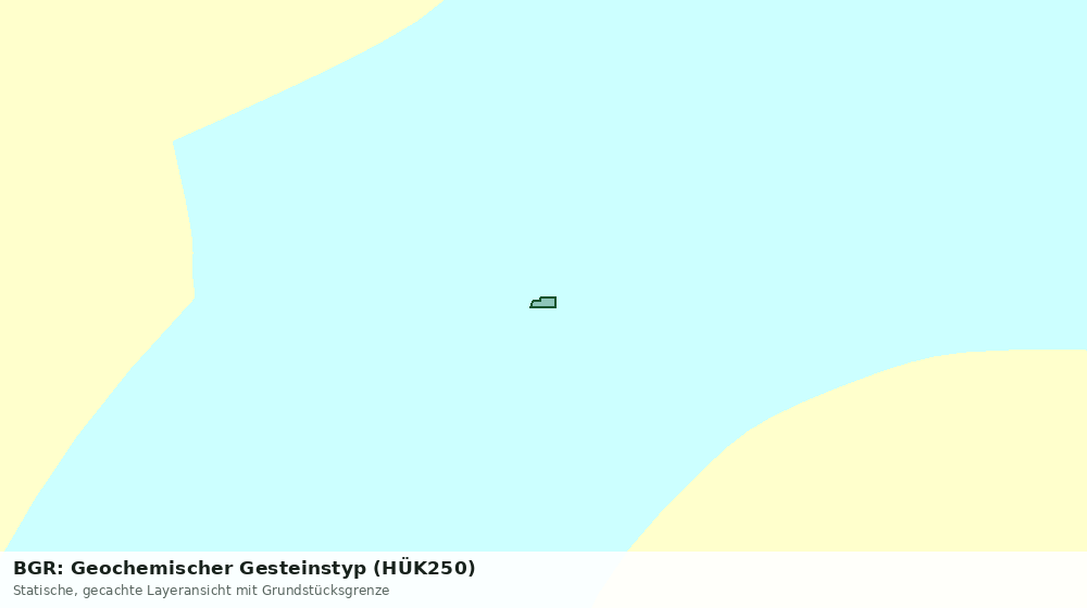 Statische Kartenansicht: BGR: Geochemischer Gesteinstyp (HÜK250)