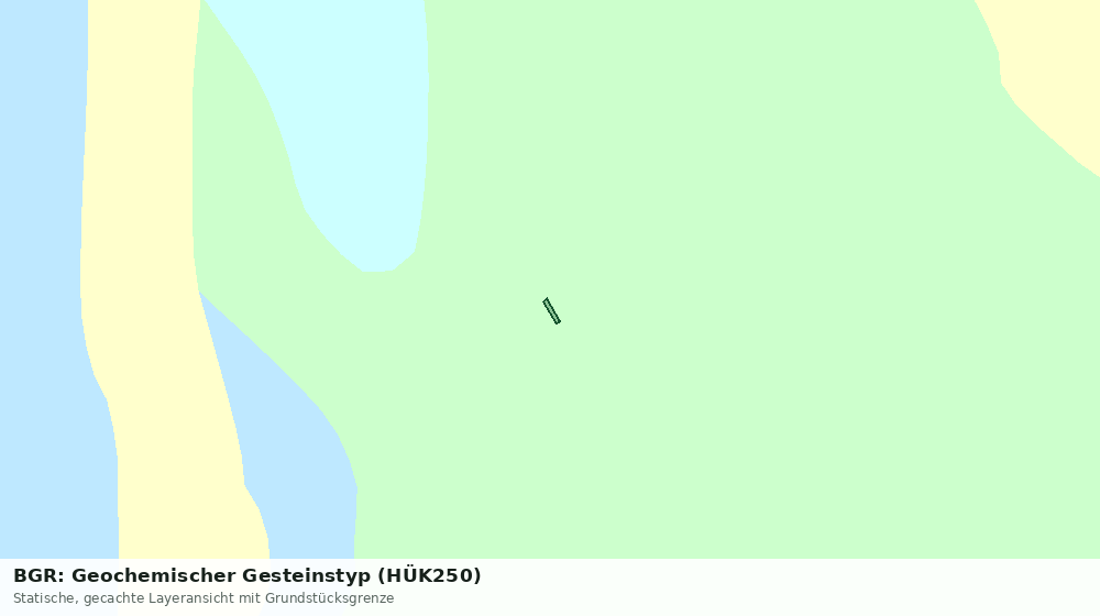 Statische Kartenansicht: BGR: Geochemischer Gesteinstyp (HÜK250)