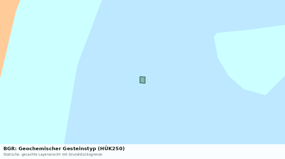 Statische Kartenansicht: BGR: Geochemischer Gesteinstyp (HÜK250)
