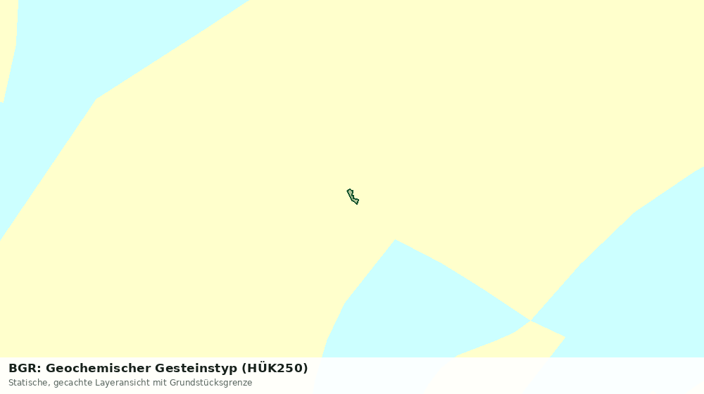 Statische Kartenansicht: BGR: Geochemischer Gesteinstyp (HÜK250)