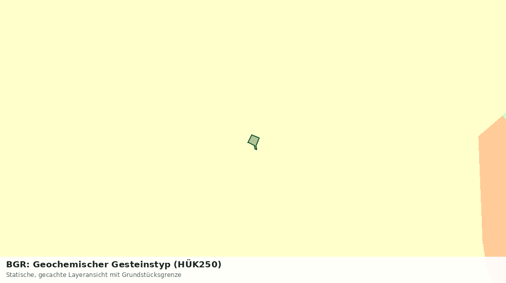 Statische Kartenansicht: BGR: Geochemischer Gesteinstyp (HÜK250)