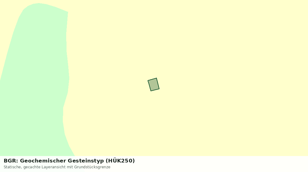 Statische Kartenansicht: BGR: Geochemischer Gesteinstyp (HÜK250)