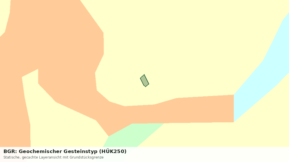Statische Kartenansicht: BGR: Geochemischer Gesteinstyp (HÜK250)