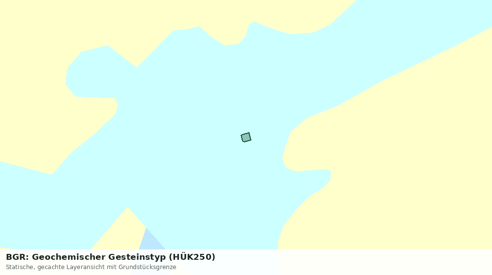 Statische Kartenansicht: BGR: Geochemischer Gesteinstyp (HÜK250)