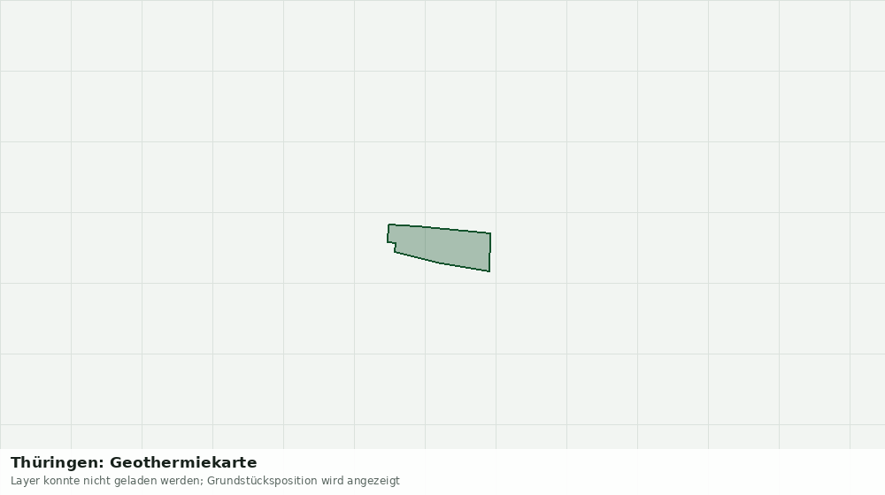 Statische Kartenansicht: Thüringen: Geothermiekarte