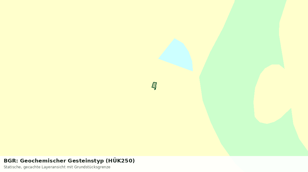 Statische Kartenansicht: BGR: Geochemischer Gesteinstyp (HÜK250)