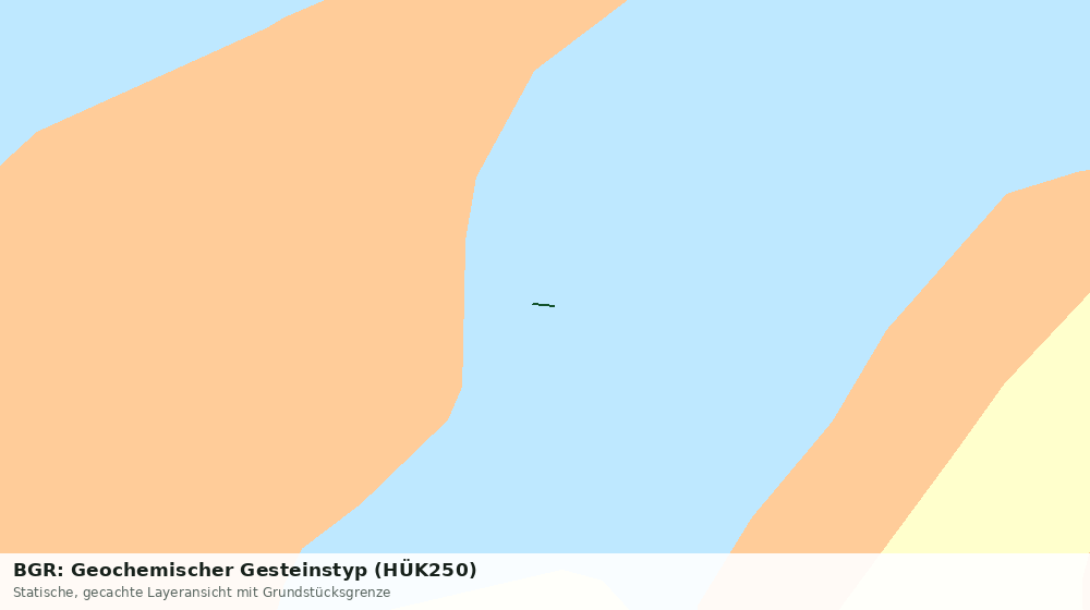 Statische Kartenansicht: BGR: Geochemischer Gesteinstyp (HÜK250)
