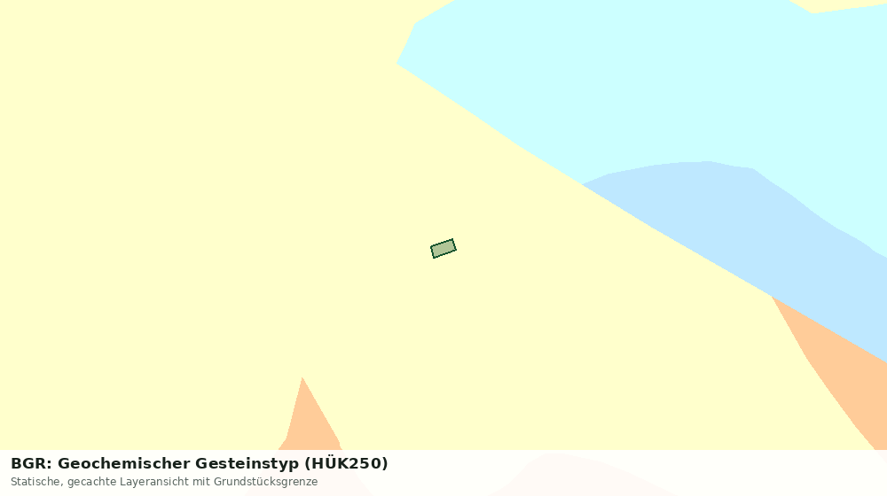 Statische Kartenansicht: BGR: Geochemischer Gesteinstyp (HÜK250)
