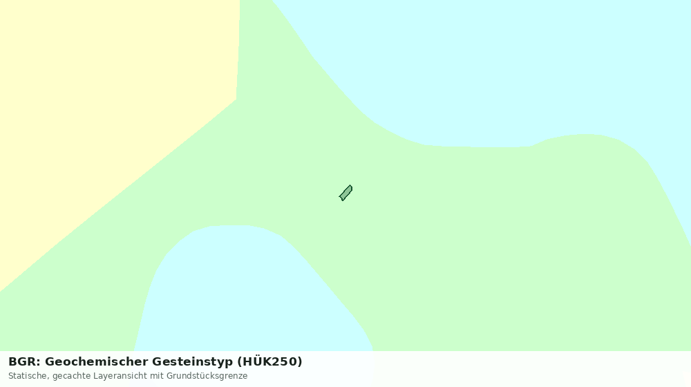 Statische Kartenansicht: BGR: Geochemischer Gesteinstyp (HÜK250)
