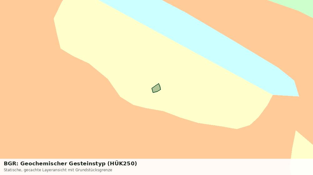 Statische Kartenansicht: BGR: Geochemischer Gesteinstyp (HÜK250)