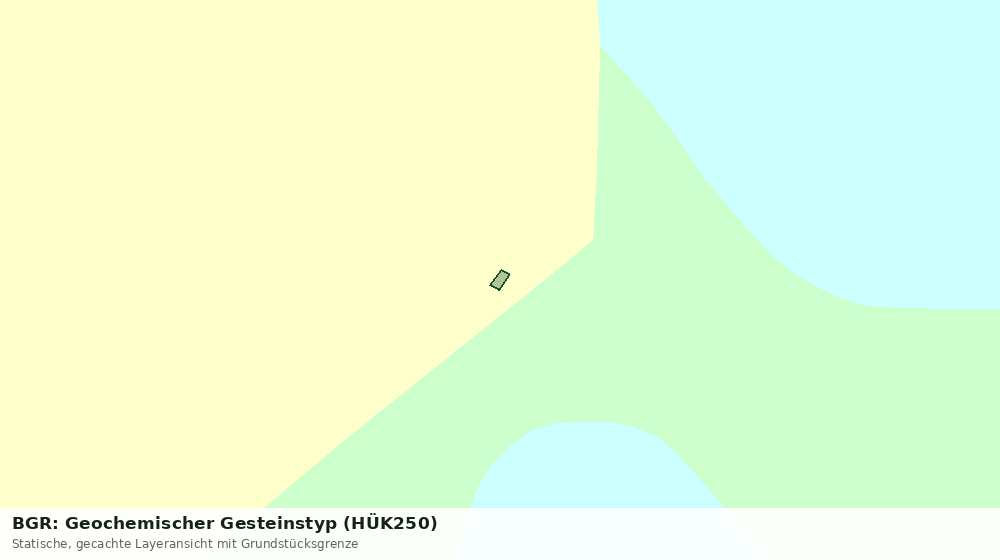 Statische Kartenansicht: BGR: Geochemischer Gesteinstyp (HÜK250)