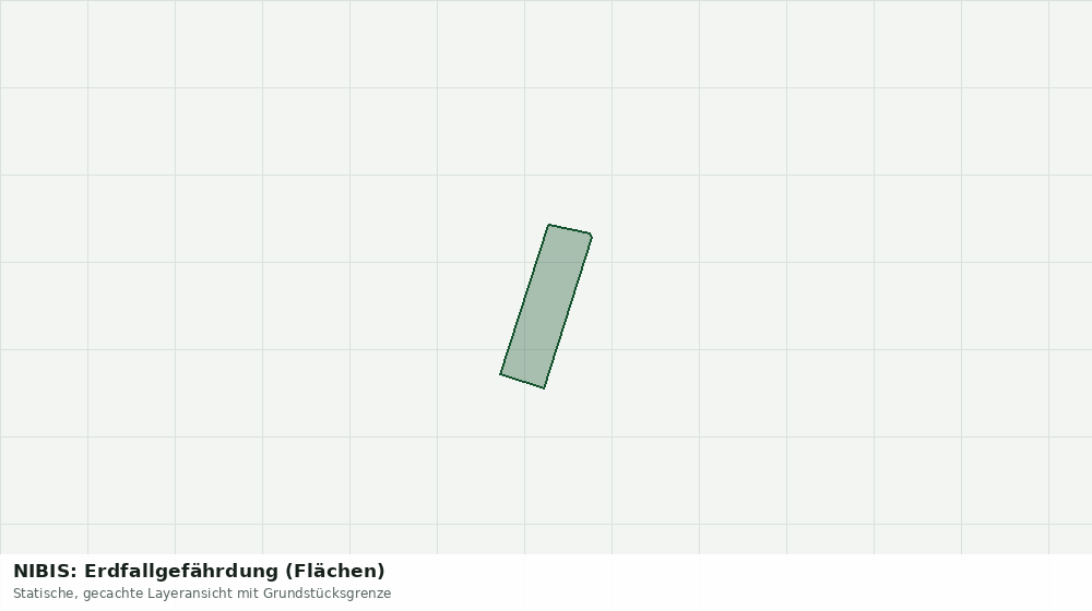 Statische Kartenansicht: NIBIS: Erdfallgefährdung (Flächen)
