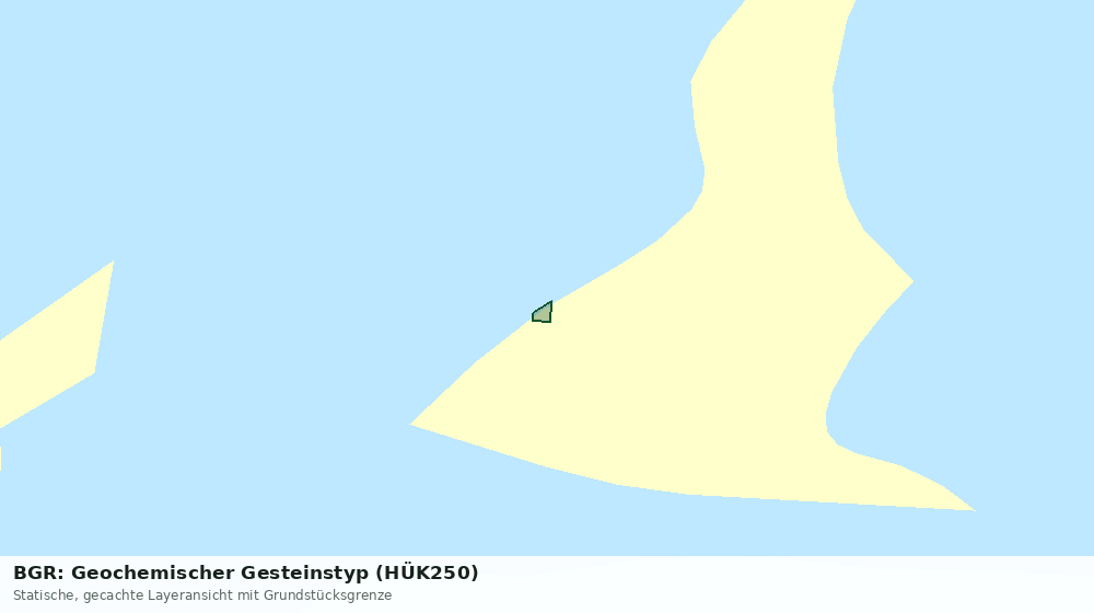 Statische Kartenansicht: BGR: Geochemischer Gesteinstyp (HÜK250)