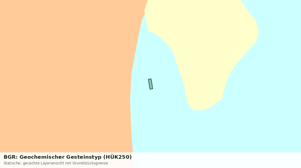 Statische Kartenansicht: BGR: Geochemischer Gesteinstyp (HÜK250)