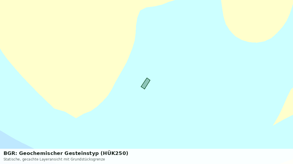 Statische Kartenansicht: BGR: Geochemischer Gesteinstyp (HÜK250)
