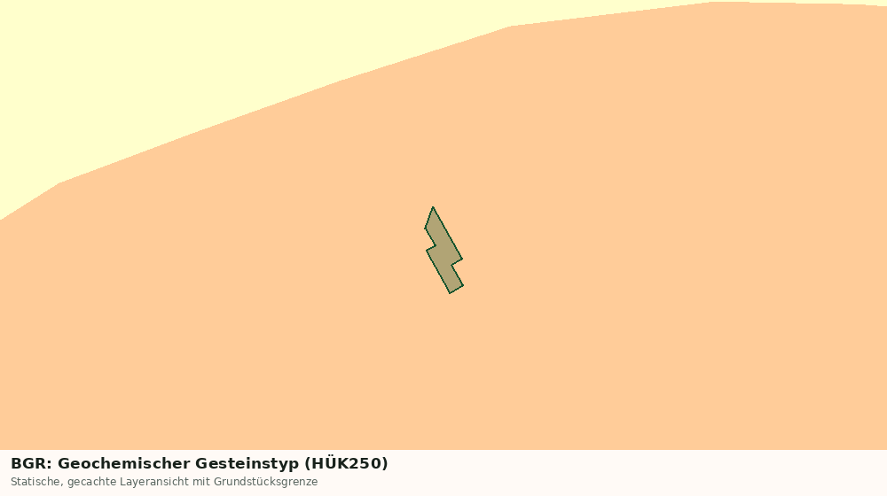 Statische Kartenansicht: BGR: Geochemischer Gesteinstyp (HÜK250)