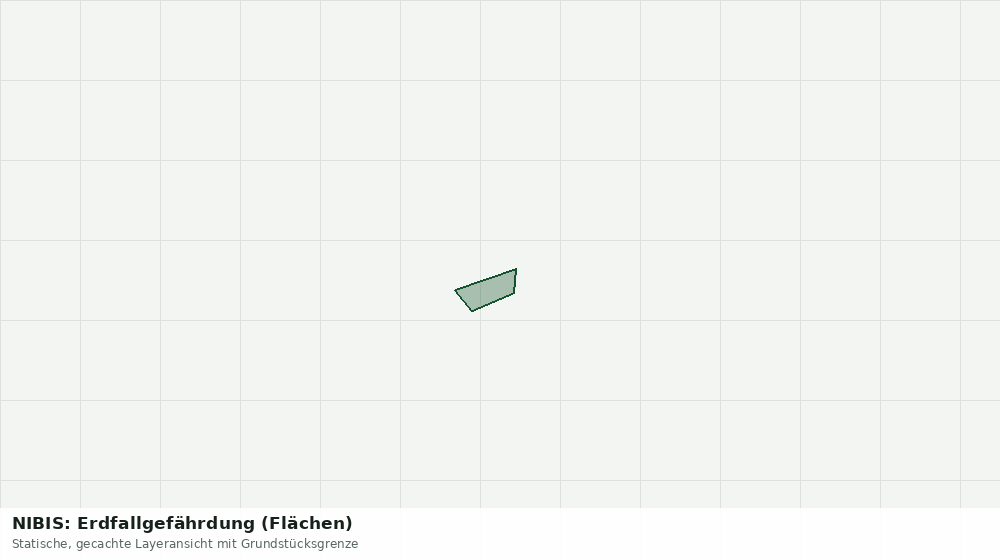 Statische Kartenansicht: NIBIS: Erdfallgefährdung (Flächen)