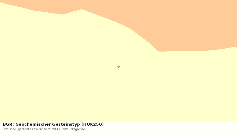 Statische Kartenansicht: BGR: Geochemischer Gesteinstyp (HÜK250)