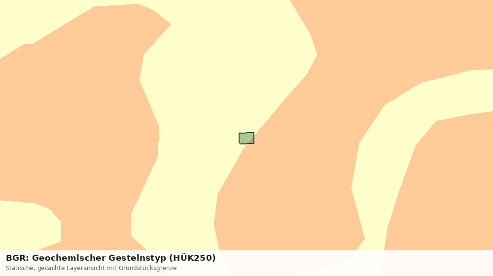 Statische Kartenansicht: BGR: Geochemischer Gesteinstyp (HÜK250)