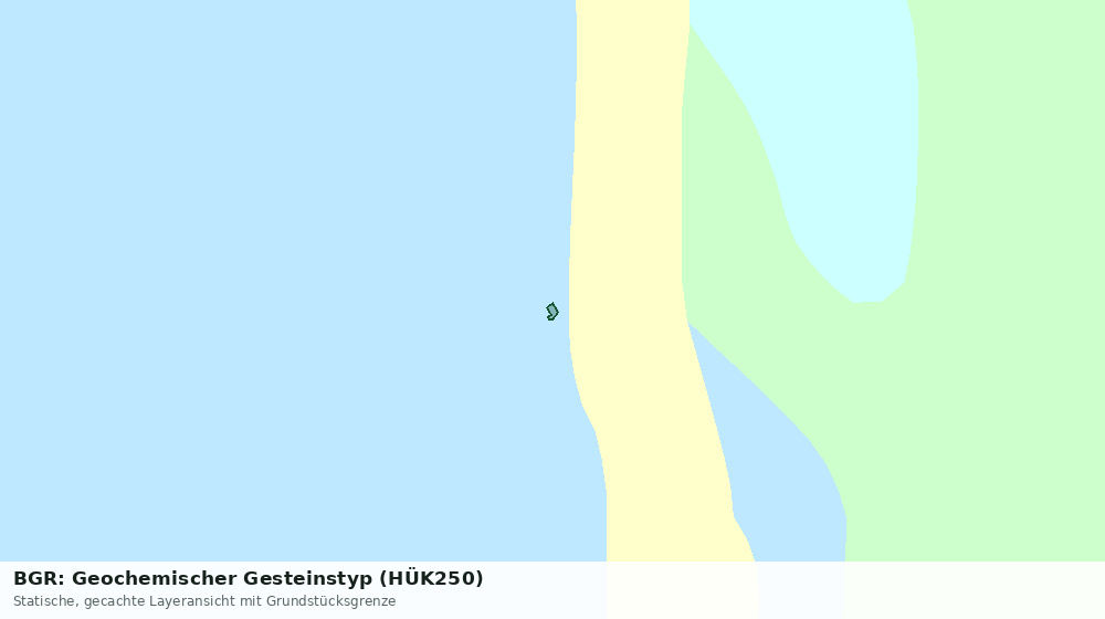 Statische Kartenansicht: BGR: Geochemischer Gesteinstyp (HÜK250)