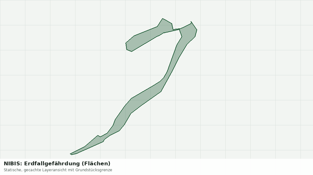 Statische Kartenansicht: NIBIS: Erdfallgefährdung (Flächen)