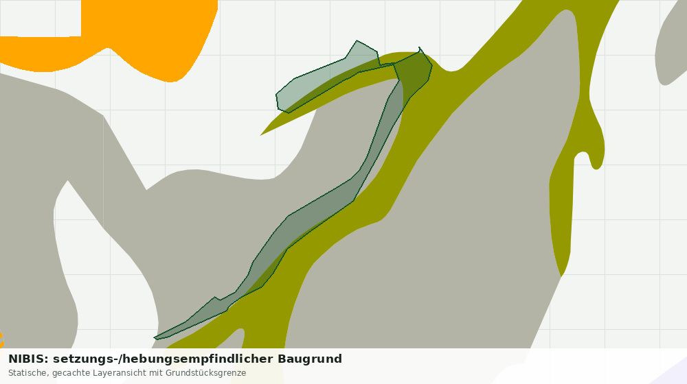 Statische Kartenansicht: NIBIS: setzungs-/hebungsempfindlicher Baugrund