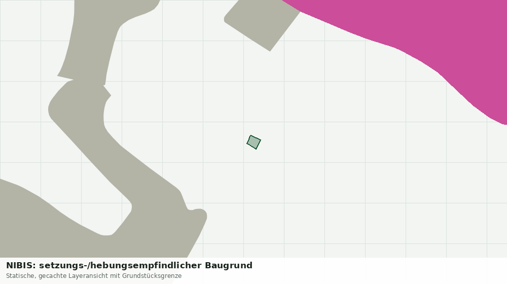 Statische Kartenansicht: NIBIS: setzungs-/hebungsempfindlicher Baugrund