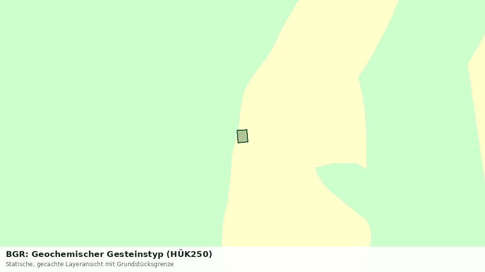 Statische Kartenansicht: BGR: Geochemischer Gesteinstyp (HÜK250)