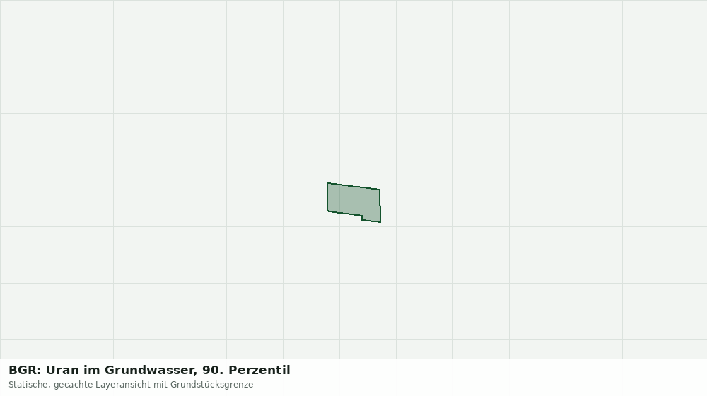 Statische Kartenansicht: BGR: Uran im Grundwasser, 90. Perzentil