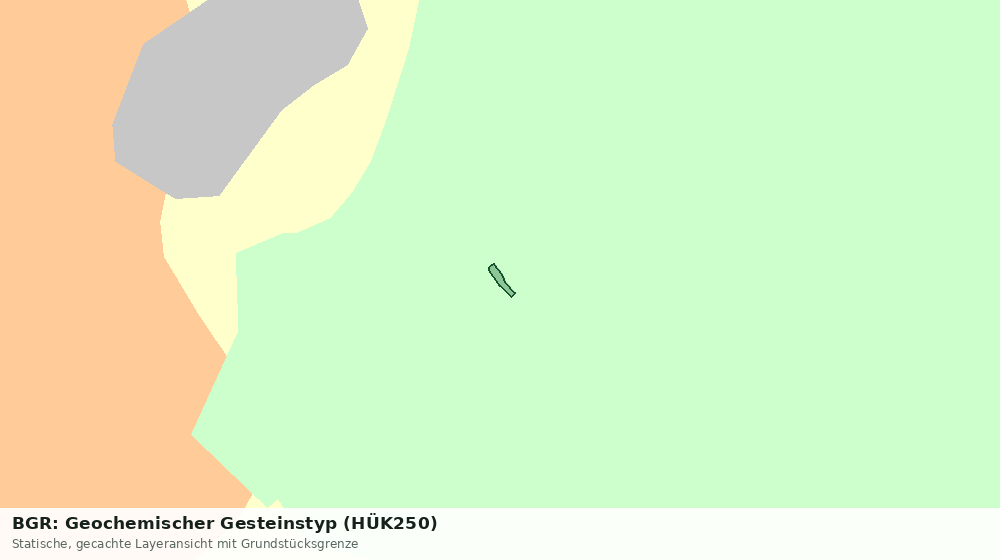 Statische Kartenansicht: BGR: Geochemischer Gesteinstyp (HÜK250)