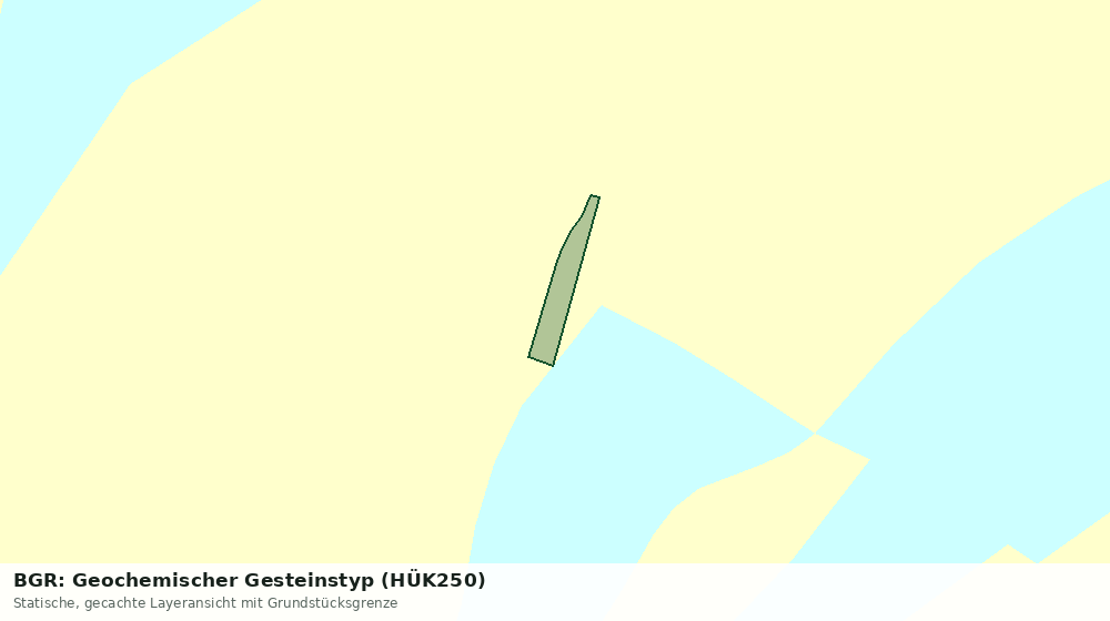 Statische Kartenansicht: BGR: Geochemischer Gesteinstyp (HÜK250)