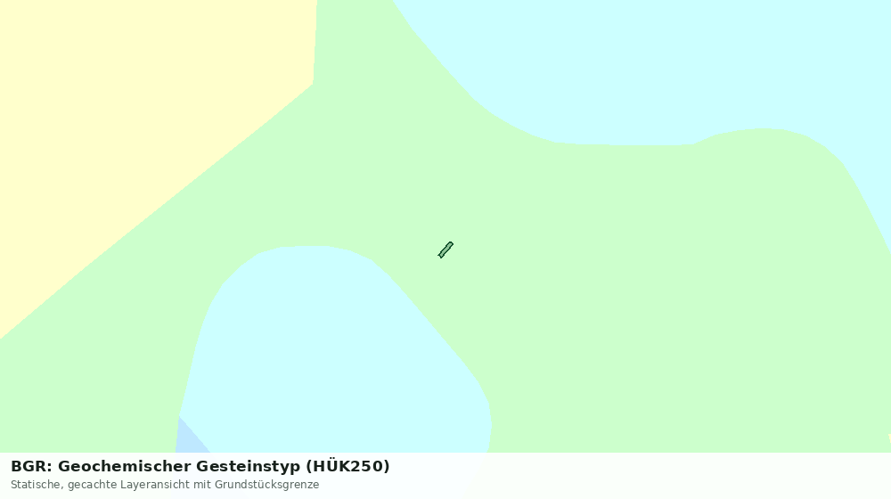 Statische Kartenansicht: BGR: Geochemischer Gesteinstyp (HÜK250)