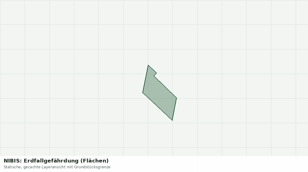 Statische Kartenansicht: NIBIS: Erdfallgefährdung (Flächen)