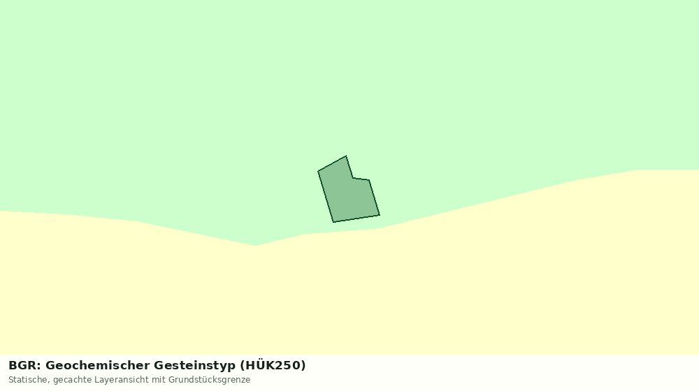 Statische Kartenansicht: BGR: Geochemischer Gesteinstyp (HÜK250)