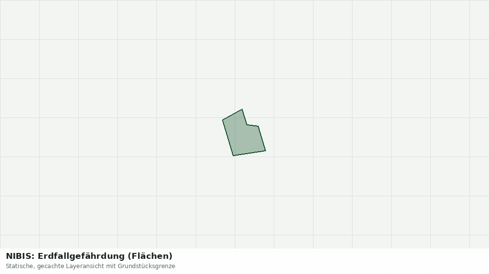 Statische Kartenansicht: NIBIS: Erdfallgefährdung (Flächen)