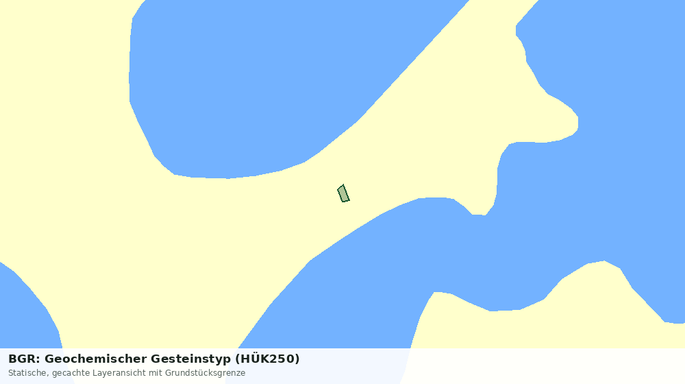 Statische Kartenansicht: BGR: Geochemischer Gesteinstyp (HÜK250)