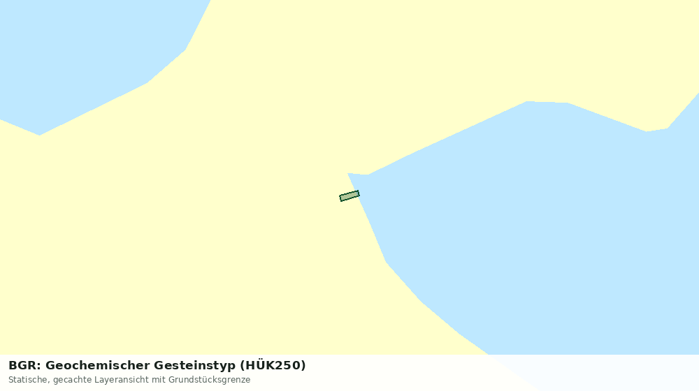 Statische Kartenansicht: BGR: Geochemischer Gesteinstyp (HÜK250)