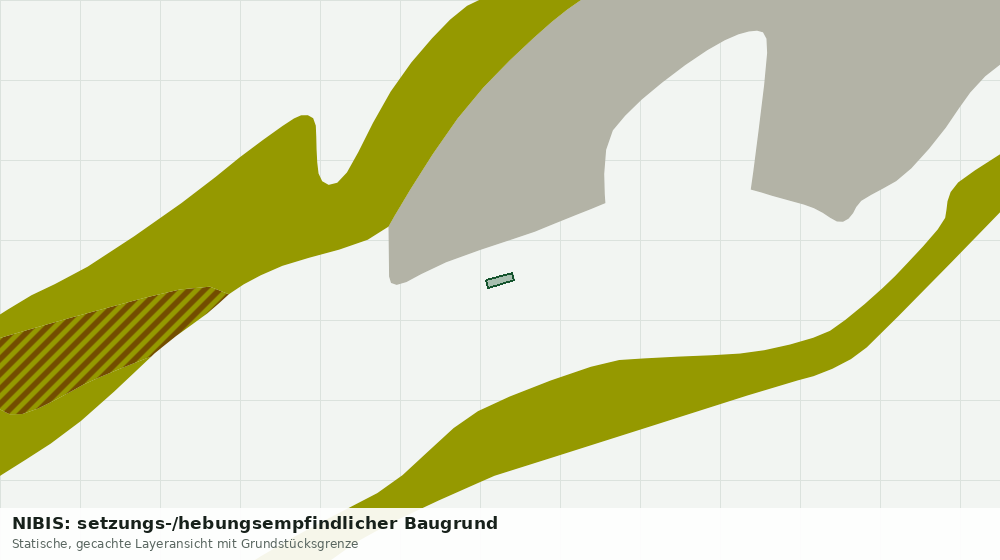 Statische Kartenansicht: NIBIS: setzungs-/hebungsempfindlicher Baugrund