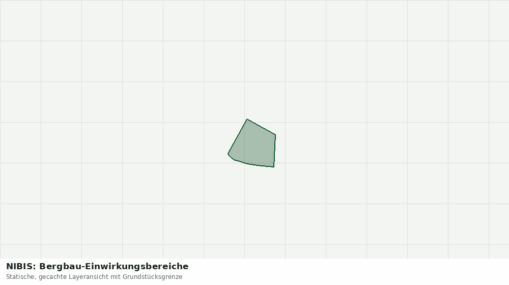 Statische Kartenansicht: NIBIS: Bergbau-Einwirkungsbereiche