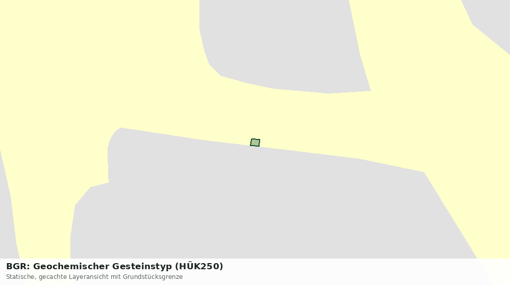 Statische Kartenansicht: BGR: Geochemischer Gesteinstyp (HÜK250)
