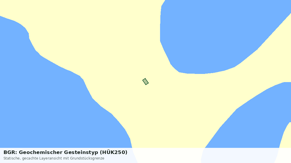 Statische Kartenansicht: BGR: Geochemischer Gesteinstyp (HÜK250)