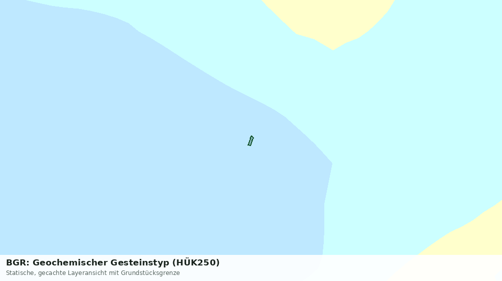 Statische Kartenansicht: BGR: Geochemischer Gesteinstyp (HÜK250)