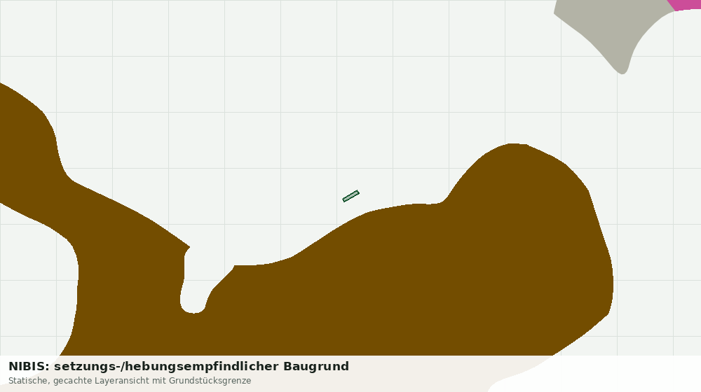 Statische Kartenansicht: NIBIS: setzungs-/hebungsempfindlicher Baugrund