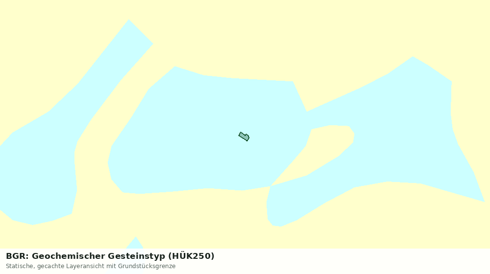 Statische Kartenansicht: BGR: Geochemischer Gesteinstyp (HÜK250)