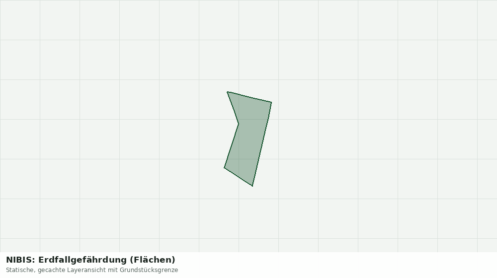 Statische Kartenansicht: NIBIS: Erdfallgefährdung (Flächen)